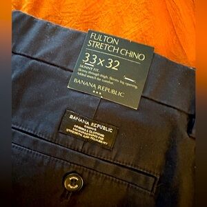 Banana Republic Fulton Stretch Chino 33x32